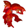Фигурка-трансформер Бакуган Драго Драгоноид Ультра (ограниченная серия) Красный Bakugan Dragonoid Ultra от SB