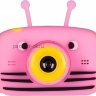 Детский цифровой фотоаппарат Пчелка Розовая с селфи камерой  Fun Camera View 