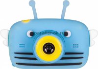 Детский цифровой фотоаппарат Голубая пчелка с селфи камерой  Fun Camera View 