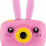 Детский цифровой фотоаппарат с играми и встроенной памятью Зайчик Розовый Fun Camera Rabbit 