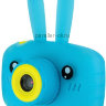 Детский цифровой фотоаппарат Голубой Зайка с играми и встроенной памятью Fun Camera Rabbit