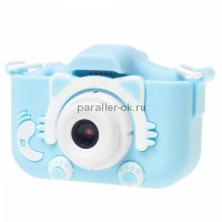 Детский цифровой фотоаппарат с играми и встроенной памятью Котик Fun Camera Kitty 