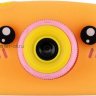 Детский цифровой фотоаппарат Оранжевый Мишка с играми и встроенной памятью  Fun Camera Bear 
