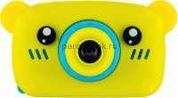 Детский цифровой фотоаппарат Желтый Мишка с играми и встроенной памятью  Fun Camera Bear 