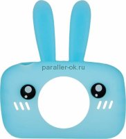 Чехол Голубой Зайка Rabbit Case для детской цифровой камеры  Fun Camera