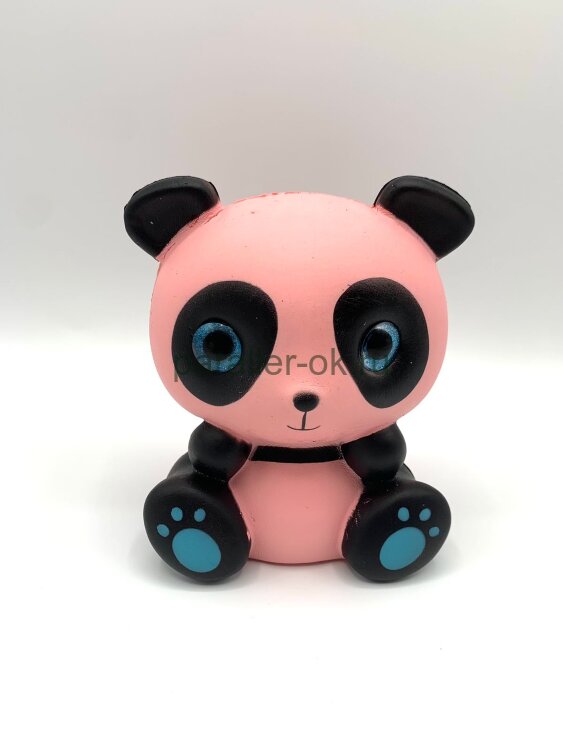 Игрушка-антистресс squishy ( сквиши ) Панда розовая