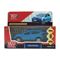 Коллекционная машинка Технопарк Toyota Rav 4, 12 см, синяя от ТЕХНОПАРК