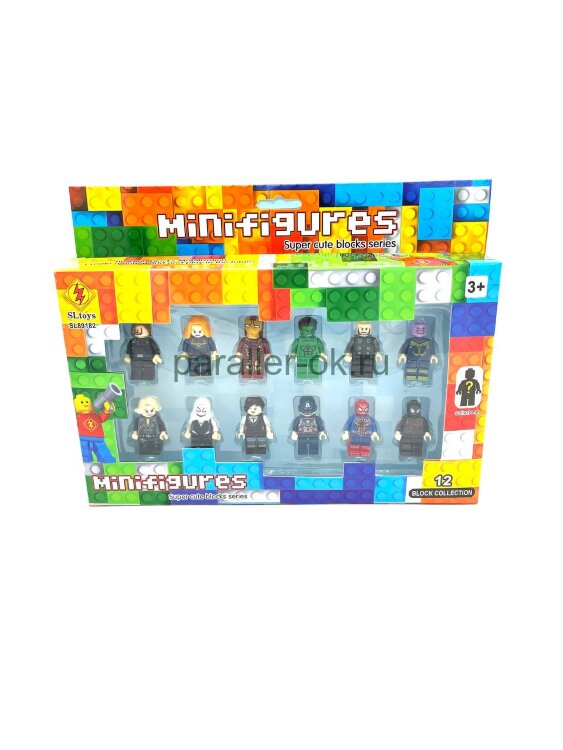 Набор 12 фигурок из конструктора LEGO