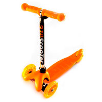 Самокат Mini Flash Scooter Оранжевый