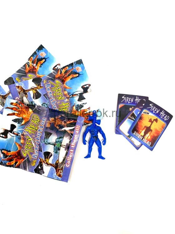 Фигурки Сиренеголовый игрушки 5 пакетиков сюрпризов и карточки