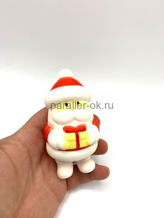 Игрушка-антистресс squishy ( сквиши ) Дед Мороз