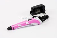 3D Ручка RP100B c LCD дисплеем / Розовая