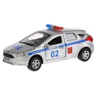 Машина Технопарк "Ford Focus полиция", 12 см, инерционная от ТЕХНОПАРК